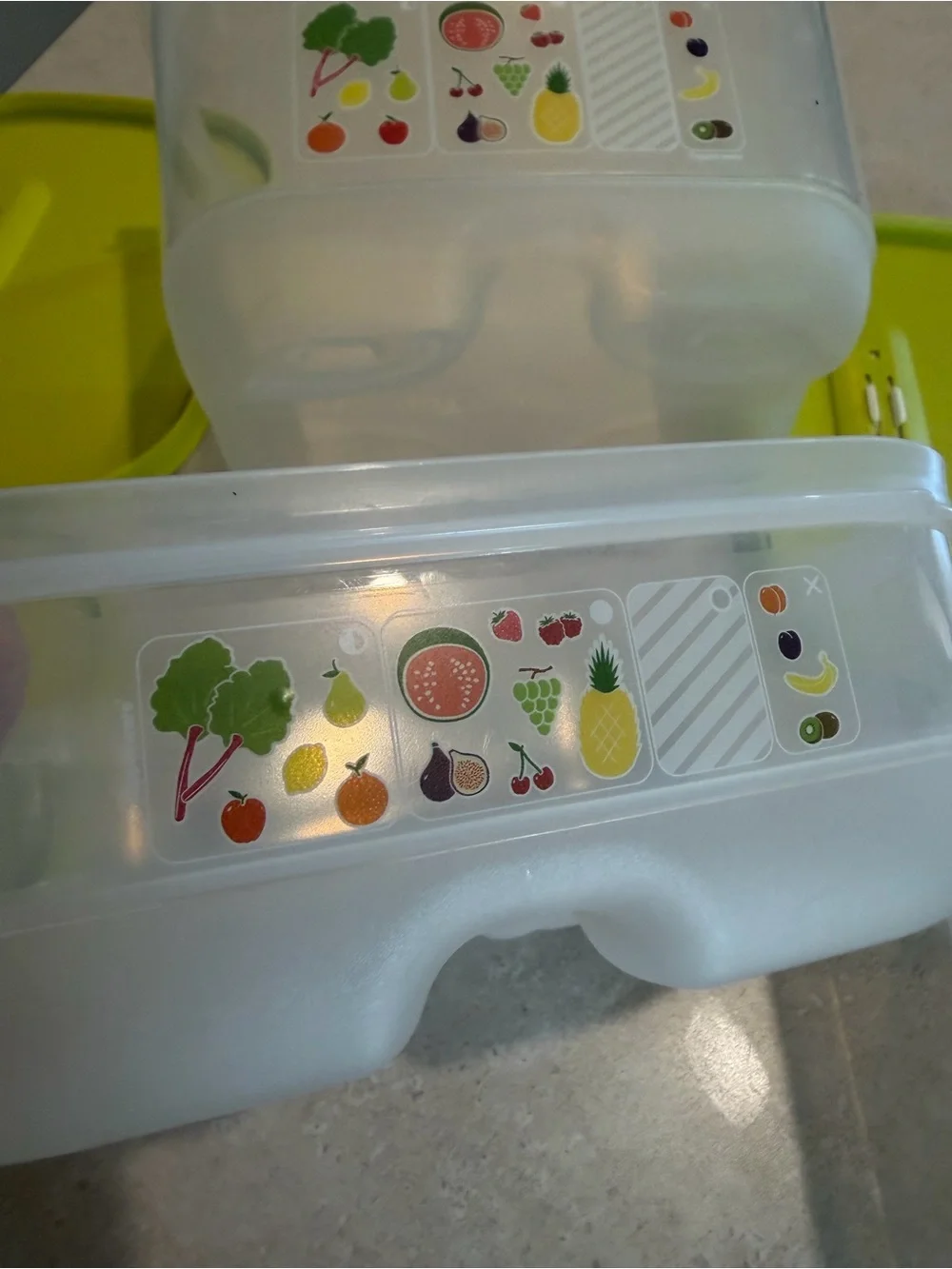 Tupperware Set of 3 Small Deep Fridgesmart Containers